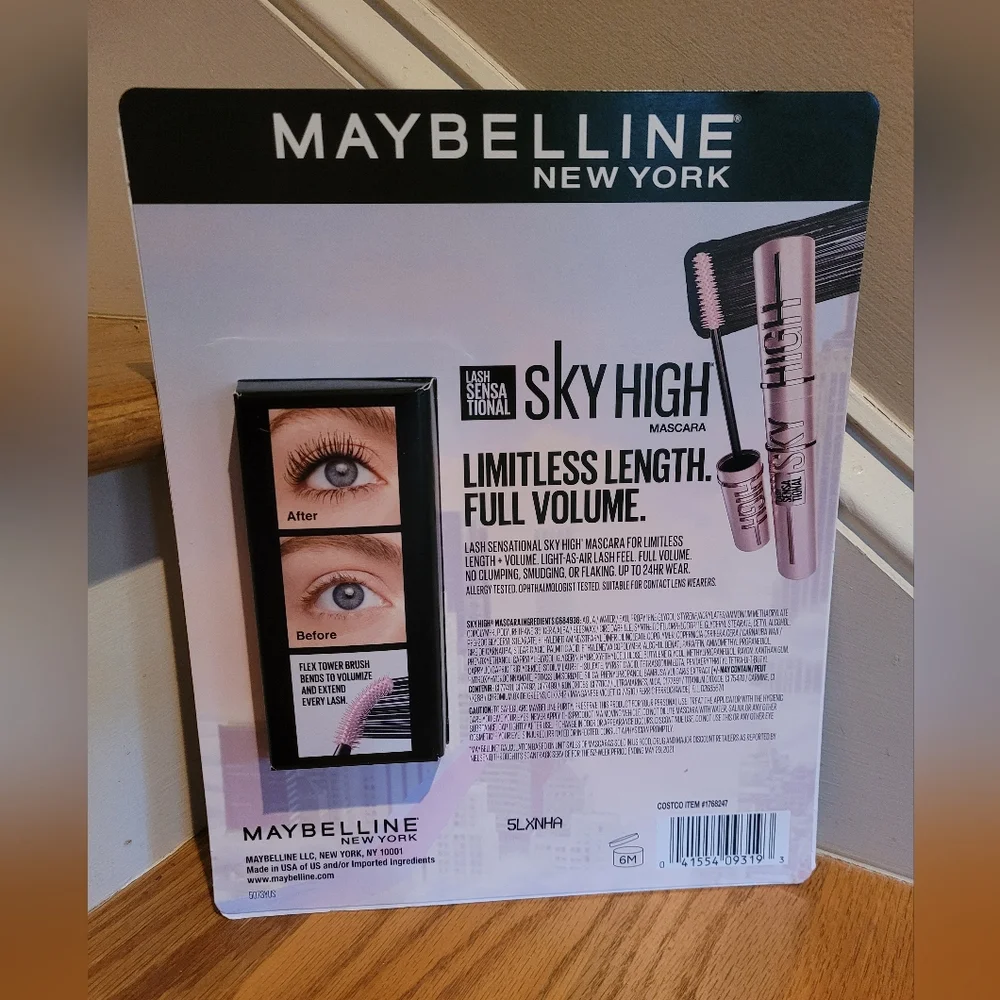 NEW Mabelline New York Lash Sensational Sky High Mascara 3 Pack